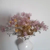 گل کریستالی گل مصنوعی|گل مصنوعی|ملارد, |دیوار