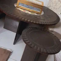 مبل راحتی میزنهارخوری عسلی آینه شمعدان گنجه سرخ کن|مبلمان خانگی و میز عسلی|مشهد, رستگار|دیوار