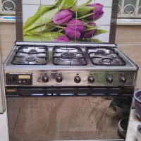 اجاق گاز فردار و جوجه گردان تمام استیل