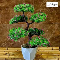 درختچه بنسای مصنوعی ۶ کپه ارتفاع کامل ۵۰سانت|گل مصنوعی|قم, باجک یک|دیوار