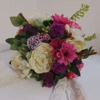 دسته گل عروس|گل مصنوعی|قم, شاه سید علی|دیوار