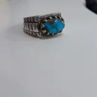 انگشتر فیروزه دست ساز