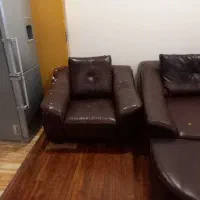 مبل ال چرمی و جمع و جور