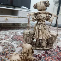 مجسمه زیبا و سگ نگهبان ، ۴۴ سانتی|مجسمه، تندیس، ماکت|ایرانشهر, |دیوار