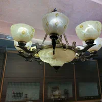لوستر فلزی ۸ شاخه