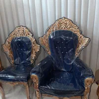 مبل سلطنتی ۹ نفره همراه با میز وکاور نوی نو|مبلمان خانگی و میز عسلی|مشهد, هدایت|دیوار