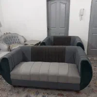 مبل ۷ نفره با میز نهار خوری ۶نفره ۳عدد جلو مبلی نو