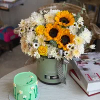 باکس گل و دسته گل آماده