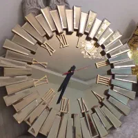 ساعت دیواری رز گلد