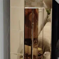 ساعت ایستاده آینه ای و میز تلوزیون|ساعت دیواری و تزئینی|ساوه, |دیوار