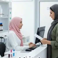 پذیرشگر ازمایشگاه پزشکی