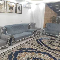 مبل راحتی 7نفره،پارچه تمیز و فوم نو