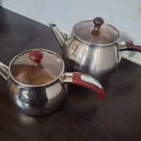 کتری قوری استیل قدیمی