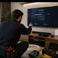 نصب انتن /ثابت /گردان. نصب شلف وبراکت