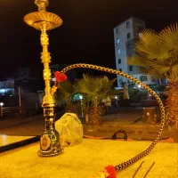 قلیان برنجی 3 قپه معاوضه با انگشتر نقره