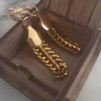 یک جفت گوشواره ی زیبا رنگ صابت