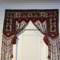 فرش آویزی دستبافت ریزبافت گنبد نو|فرش|تهران, شهرک غرب|دیوار