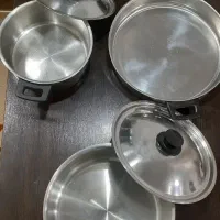 سرویس قابلمه استیل قدیمی