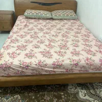 تخت خواب ۲ نفره چوب راش|تخت و سرویس خواب|قدس, شهر‌قدس|دیوار