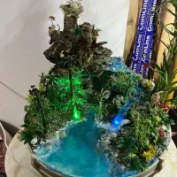 چراغ خواب رزینی طبیعت|چراغ خواب و آباژور|ارومیه, |دیوار