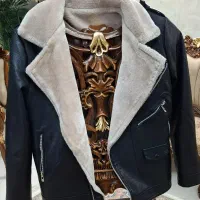 کاپشن و کت چرم داخل خز