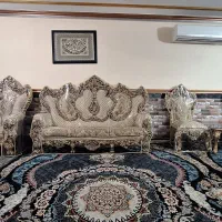 مبل سلطنتی ۹ نفره|مبلمان خانگی و میز عسلی|کهنوج, |دیوار