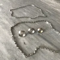 زنجیر‌ و انگشتر استیل