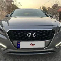 سوناتا هیبرید 2017 کم کارکرد و تمیز