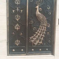 درب حیاط باغ ویلا پنجره حفاظ