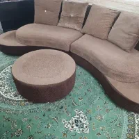 فروش دو دست مبل ب همراه میز  دسته دوم