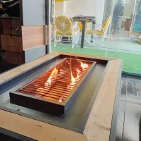 میز بامبو صندلی آتشدان گازی|میز و صندلی غذاخوری|تهران, تهرانسر مرکزی|دیوار