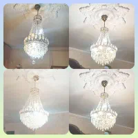 ۴لوستر ،یک عدد بزرگ،سه عدد متوسط