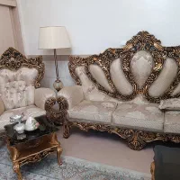 ست 9 نفره مبل سلطنتی به همراه ویترین و میز تلوزیون|مبلمان خانگی و میز عسلی|رباط‌کریم, نصیرشهر|دیوار