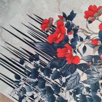 فرش فانتزی گل دار|فرش|ساری, |دیوار