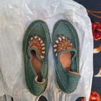 گیوه دستباف زنانه|کیف، کفش، کمربند|قدس, شهرقدس|دیوار