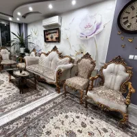 ‌مبل/ ۹نفره/ استیل/ چوب راش/ رنگ ۲۱