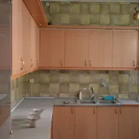 کابینت فلزی سنگین درب ها چوب