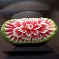 میوه آرایی وحکاکی هنداونه شب یلدا|خدمات پذیرایی، مراسم|زنجان, |دیوار