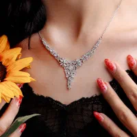 گردنبند چشم نظر نقره و سرویس کامل روکش طلا340-94|بدلیجات|تبریز, |دیوار