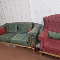 مبل هفت نفر و میز ناهار خوری ۶ نفره در حد نو|مبلمان خانگی و میز عسلی|ری, دولت‌آباد|دیوار