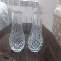 فنجان ژاپنی  و گلدان کریستال