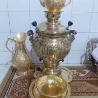 سماور گازی ۴ لیتری برنج