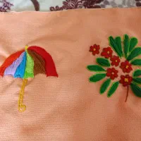 گلدوزی خودم درست کردم