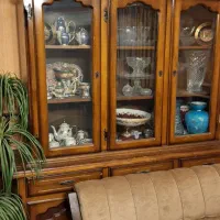 بوفه چوبی دو تکه سه درب کمد