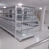 قفسه سفید مشکی /توری پشت