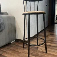 صندلی پایه بلند فلزی