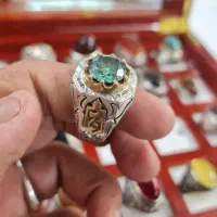 انگشتر موزنایت الماس روس