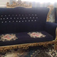 مبلمان 9 نفره همراه 3 عدد جلو مبلی