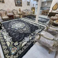 فرش۱۲متری گلدیس سرمه ای تبریزتمام نخ۱۰۰٪اکرلیک نو|فرش|تهران, یافت آباد شمالی|دیوار