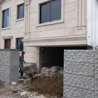 نصب سنگ نما کف پله وپاگرد وسنگ اسلب و انتیک